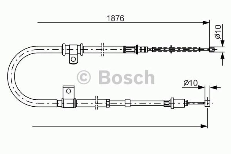 BOSCH Seilzug, Feststellbremse