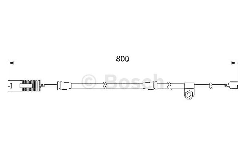 BOSCH Warning Contact, brake pad wear