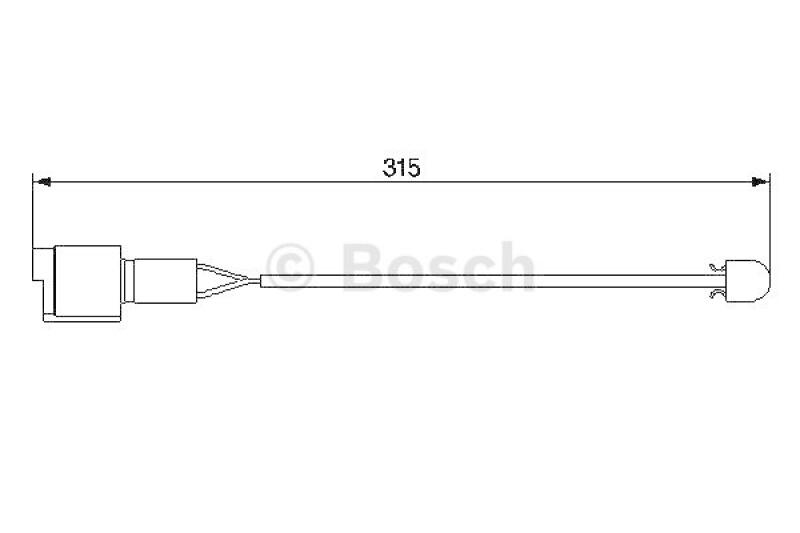 BOSCH Warnkontakt, Bremsbelagverschleiß