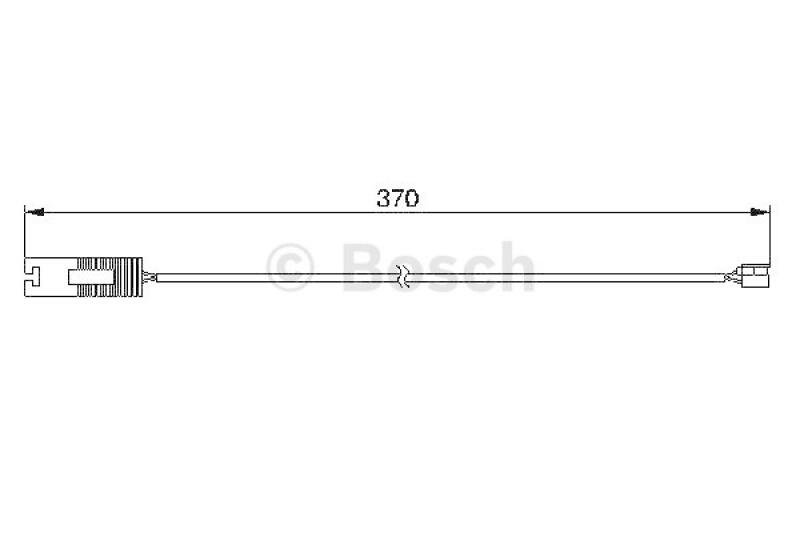 BOSCH Warning Contact, brake pad wear