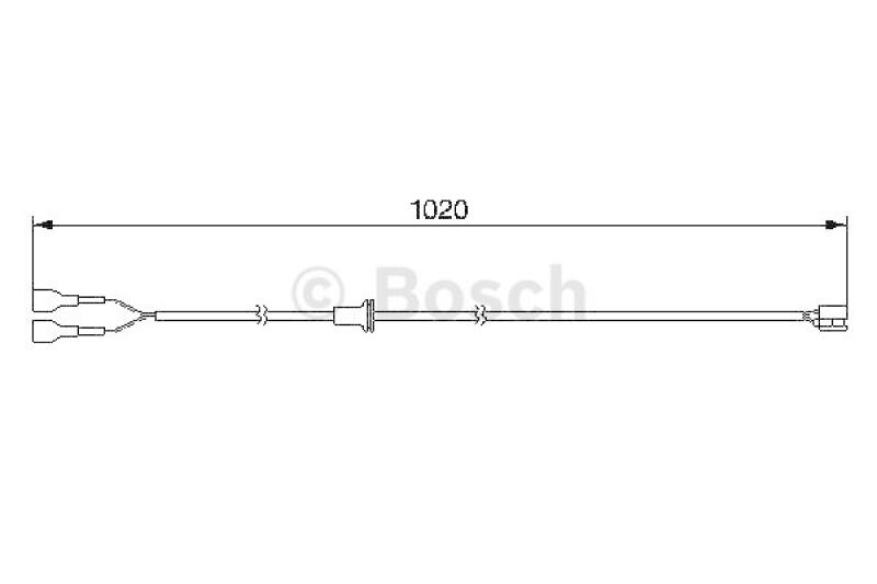 BOSCH Warnkontakt, Bremsbelagverschleiß