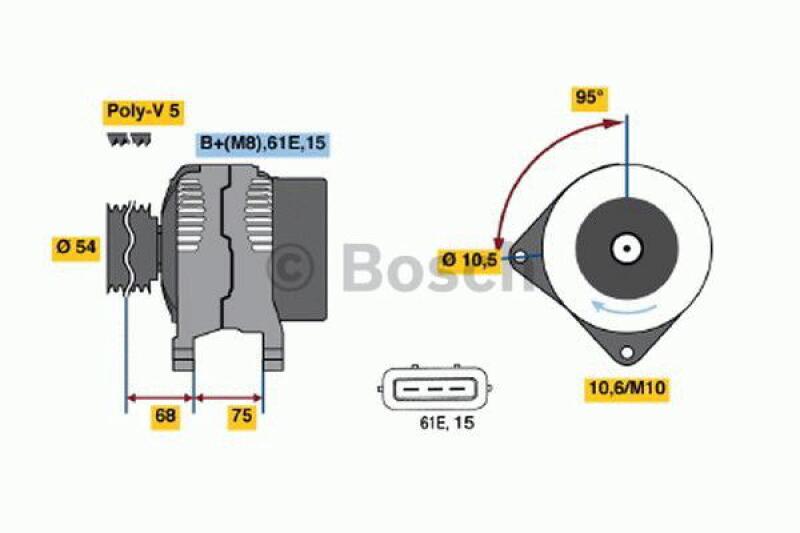 BOSCH Alternator