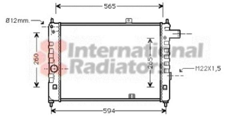 Radiator, engine cooling