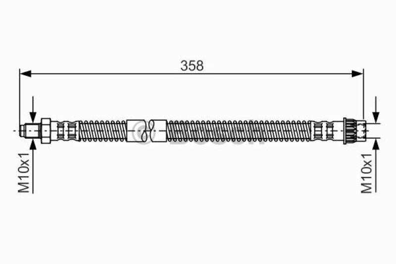 BOSCH Bremsschlauch