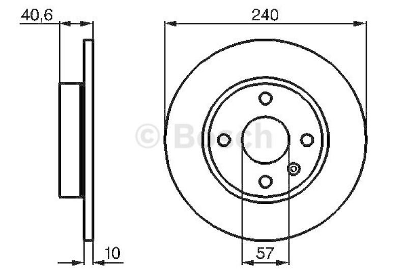 BOSCH Bremsscheiben + Bosch Bremsbeläge