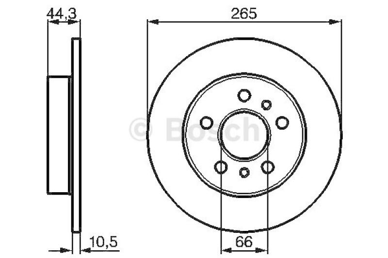 BOSCH Bremsscheiben + Bosch Bremsbeläge