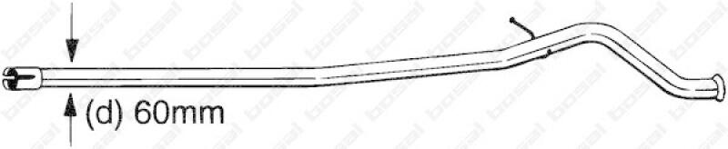 BOSAL Repair Pipe, catalytic converter