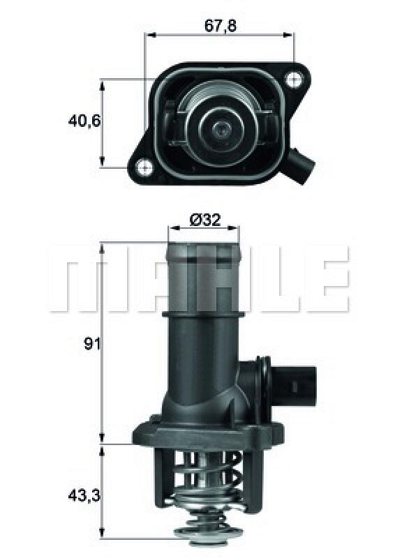 BEHR Thermostat für Kühlmittel / Kühlerthermostat