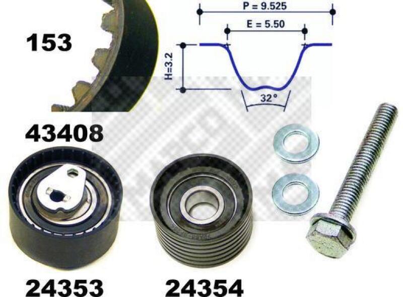 MAPCO Timing Belt Kit