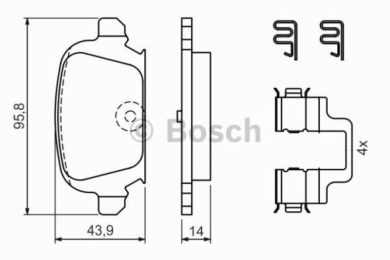 BOSCH Bremsscheiben + Bosch Bremsbeläge