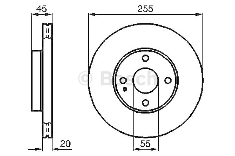 BOSCH Bremsscheiben + Bosch Bremsbeläge