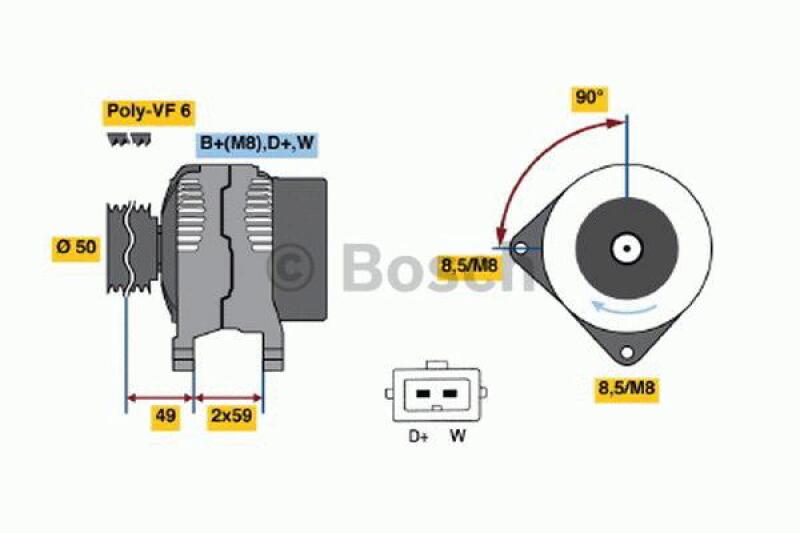 BOSCH Alternator