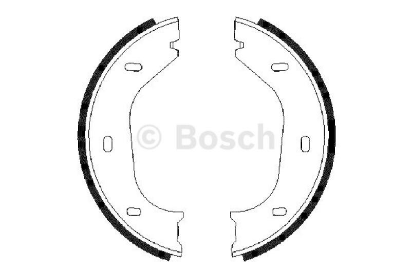 BOSCH Bremsbackensatz, Feststellbremse