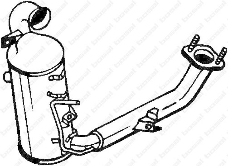 BOSAL Ruß-/Partikelfilter, Abgasanlage