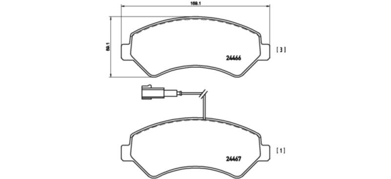 BREMBO BREMSSCHEIBEN + BREMBO BREMSBELÄGE