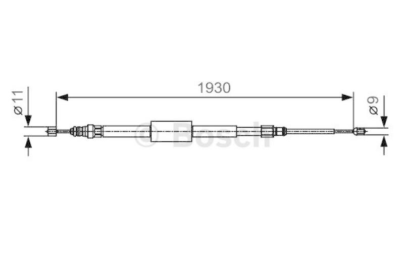 BOSCH Seilzug, Feststellbremse