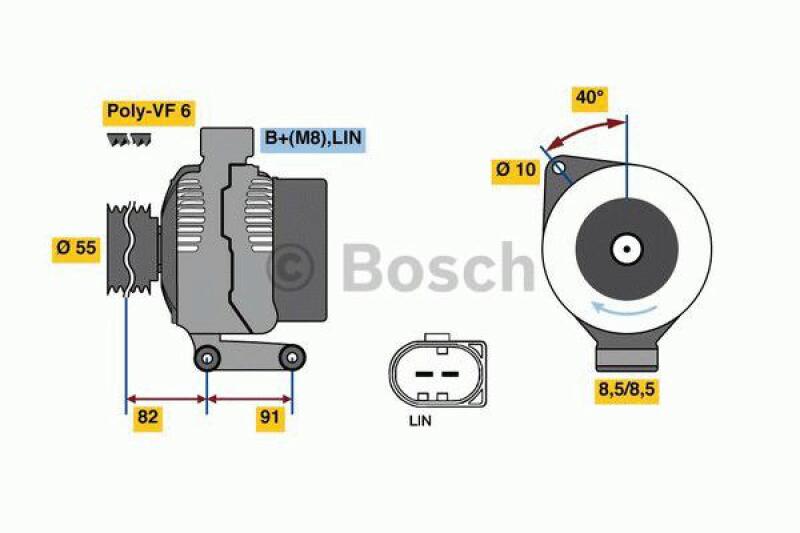 BOSCH Alternator