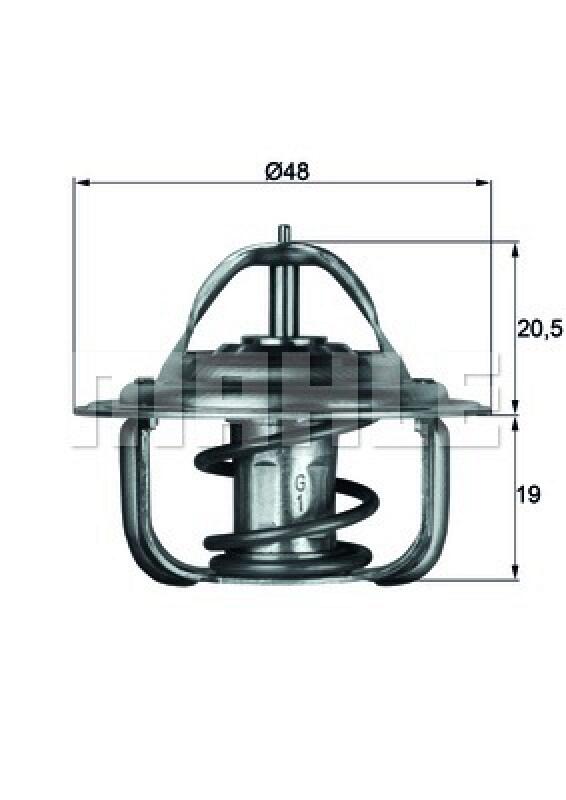 BEHR Thermostat für Kühlmittel / Kühlerthermostat