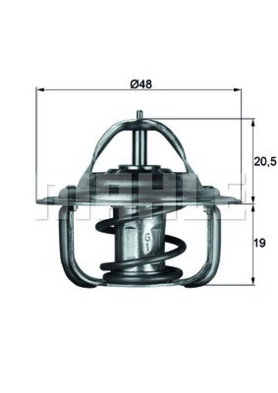 BEHR Thermostat f&uuml;r K&uuml;hlmittel / K&uuml;hlerthermostat