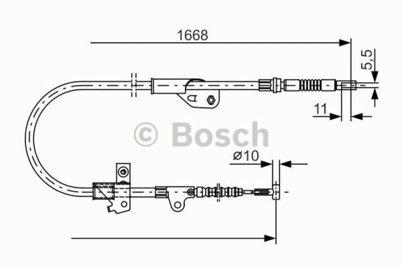 BOSCH Seilzug, Feststellbremse