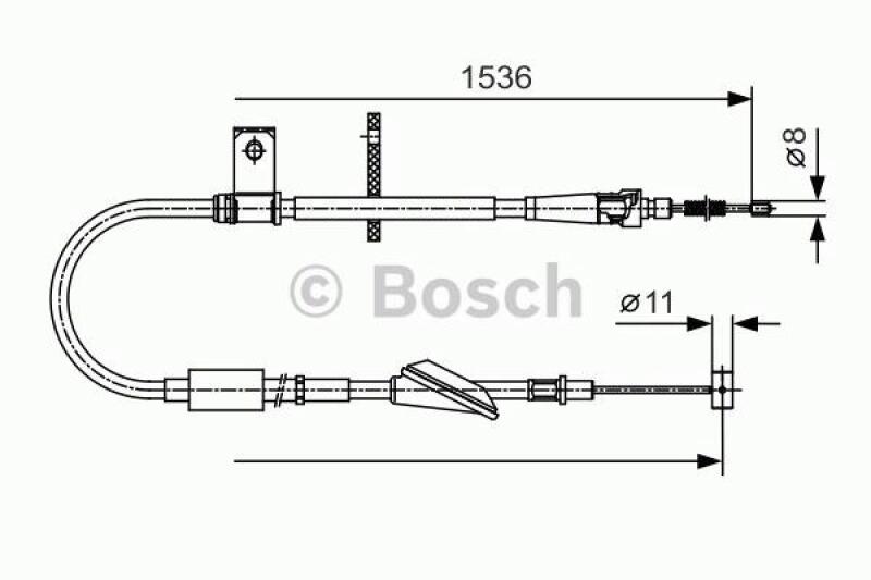 BOSCH Seilzug, Feststellbremse