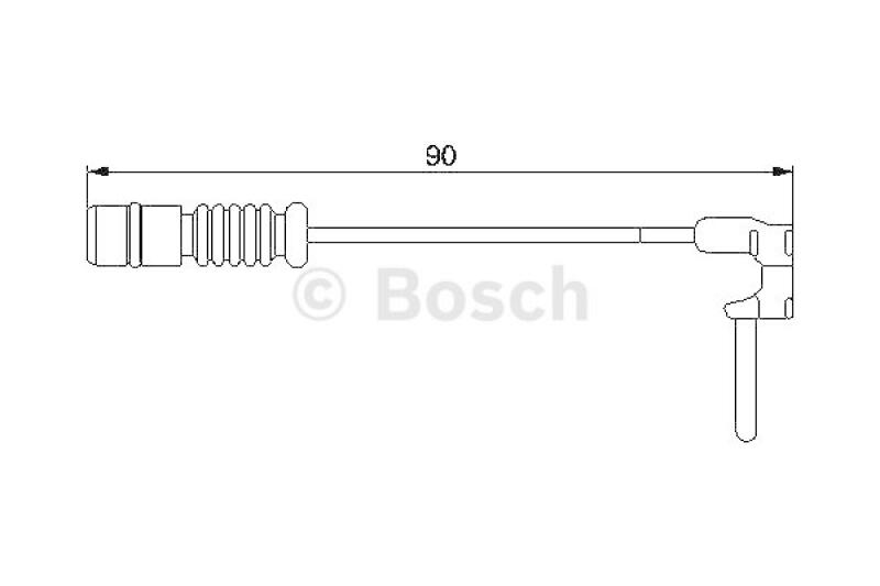 BOSCH Warnkontakt, Bremsbelagverschleiß