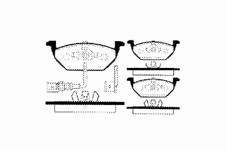 Bremsscheiben Ø256mm + Beläge vorne passend für Audi A2 A3 Skoda VW Golf 4 Polo