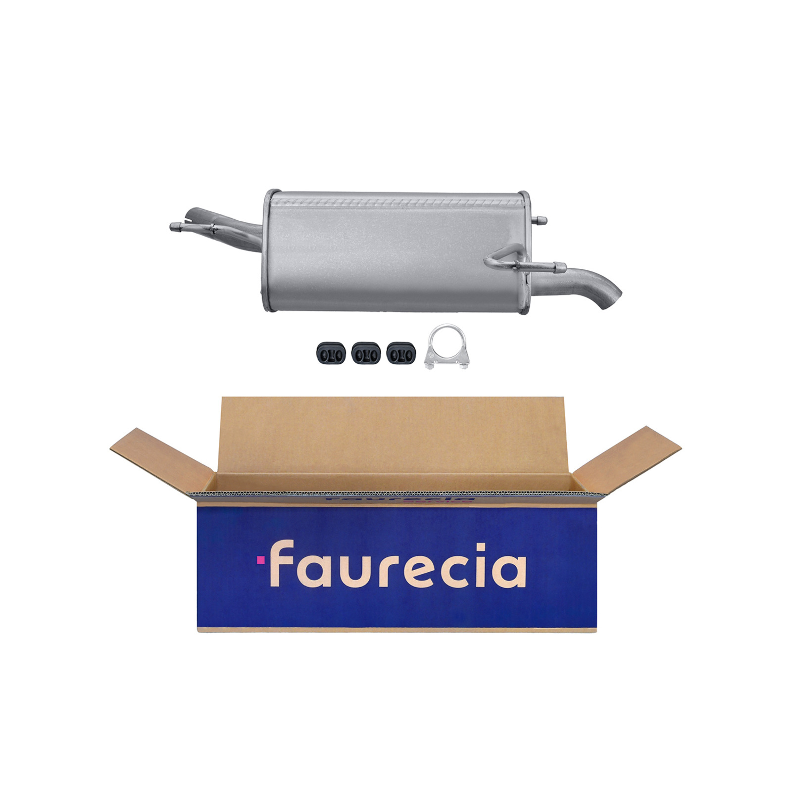 HELLA Endschalldämpfer Easy2Fit – PARTNERED with Faurecia