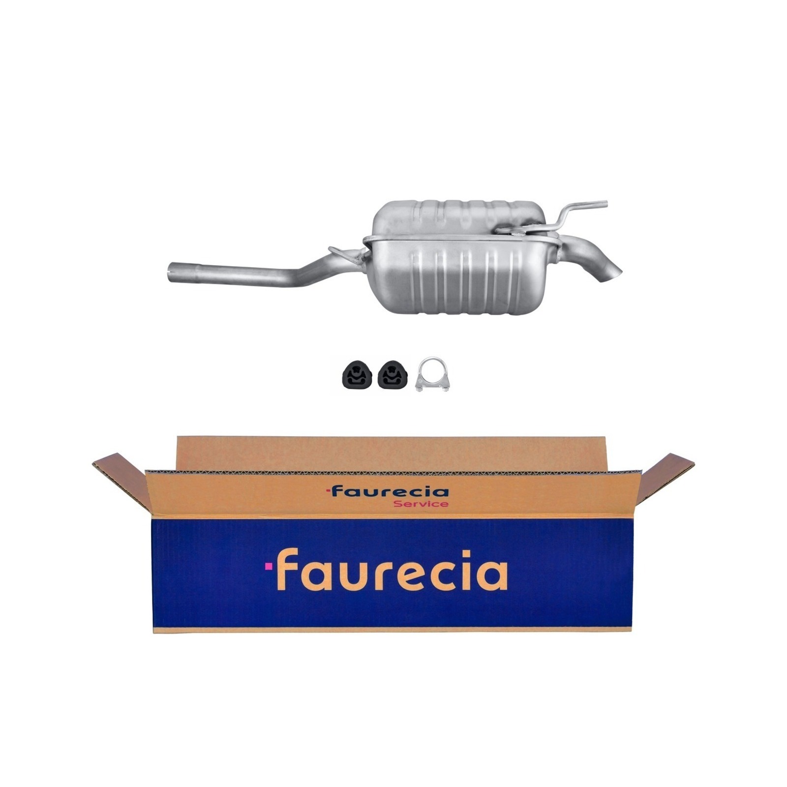 HELLA Endschalldämpfer Easy2Fit – PARTNERED with Faurecia