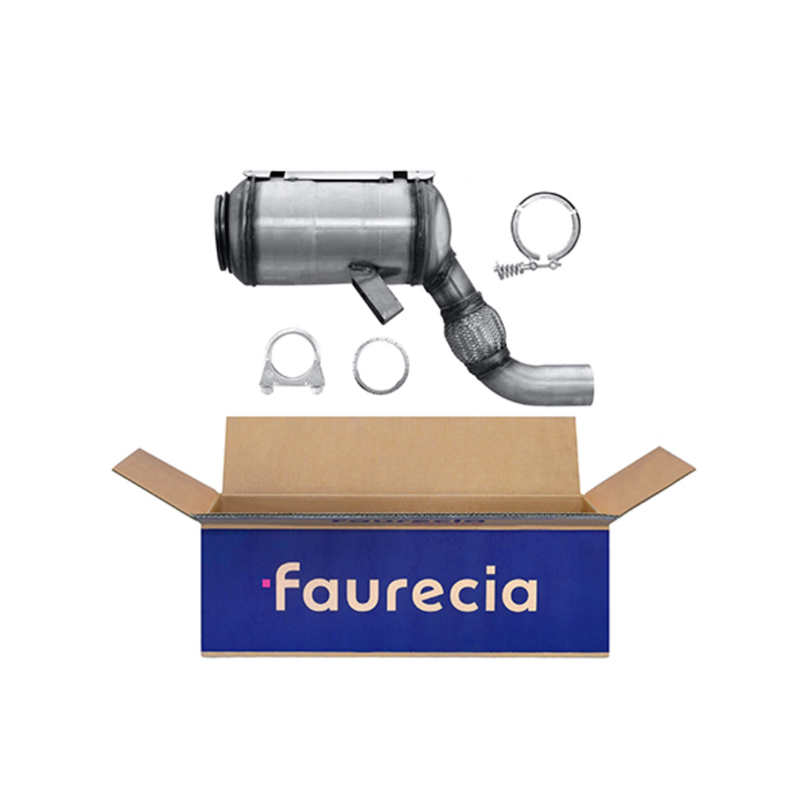 HELLA Soot/Particulate Filter, exhaust system Easy2Fit – PARTNERED with Faurecia