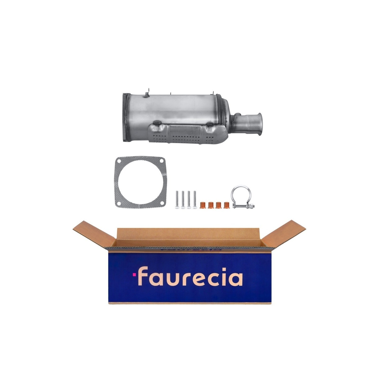 HELLA Ruß-/Partikelfilter, Abgasanlage Easy2Fit – PARTNERED with Faurecia