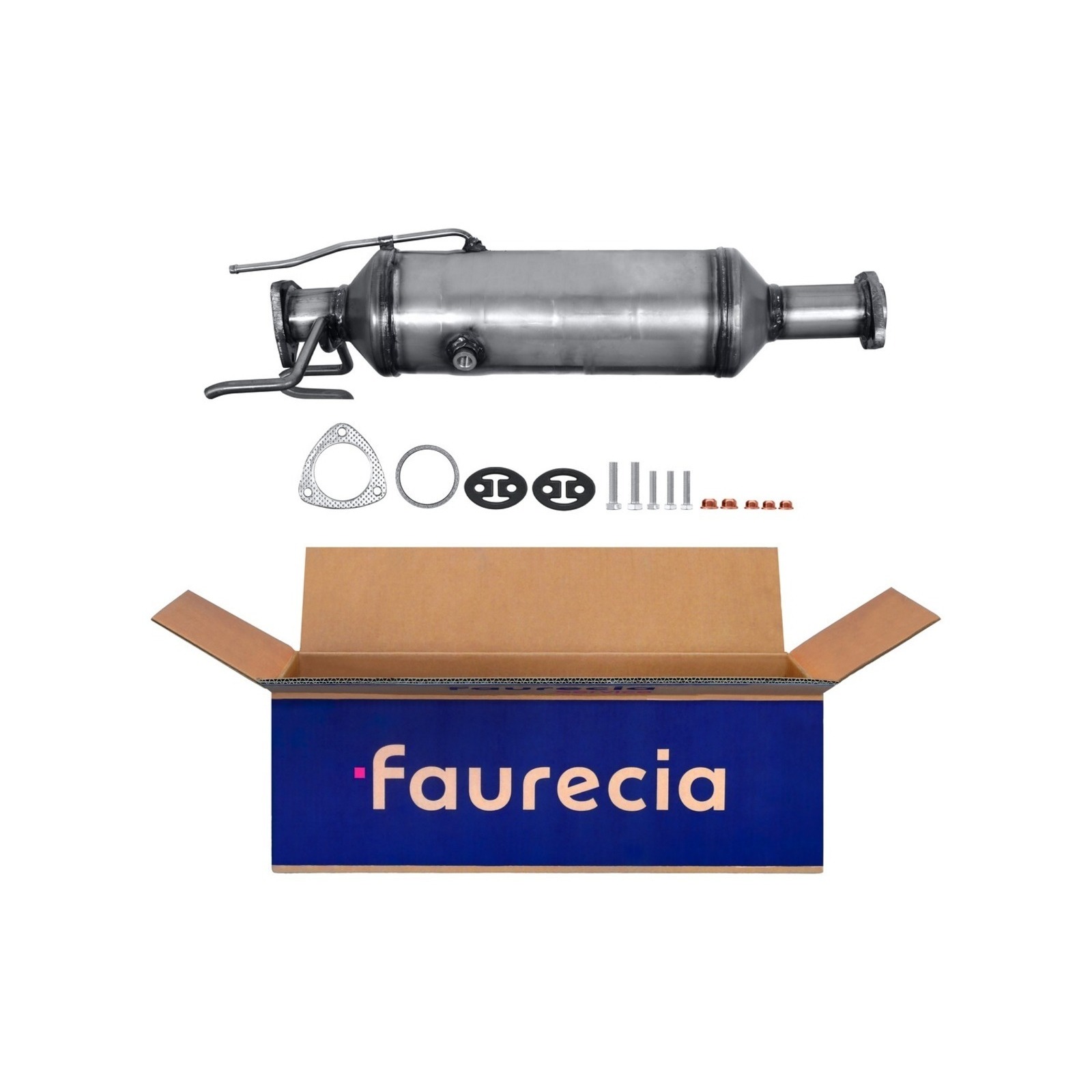 HELLA Ruß-/Partikelfilter, Abgasanlage Easy2Fit – PARTNERED with Faurecia