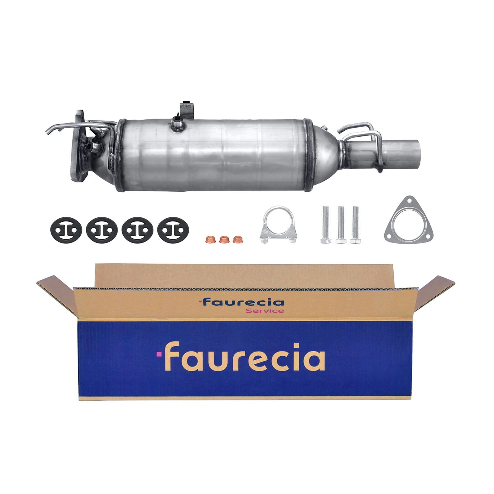 HELLA Soot/Particulate Filter, exhaust system Easy2Fit – PARTNERED with Faurecia