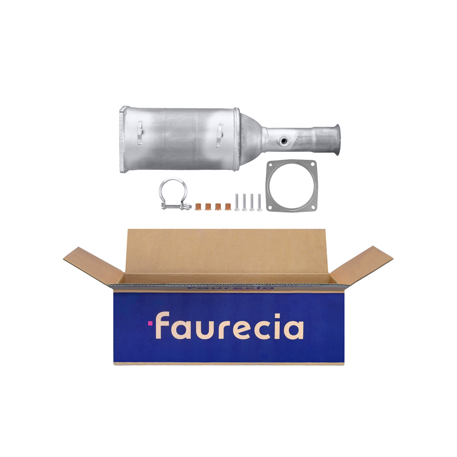 HELLA Soot/Particulate Filter, exhaust system Easy2Fit – PARTNERED with Faurecia