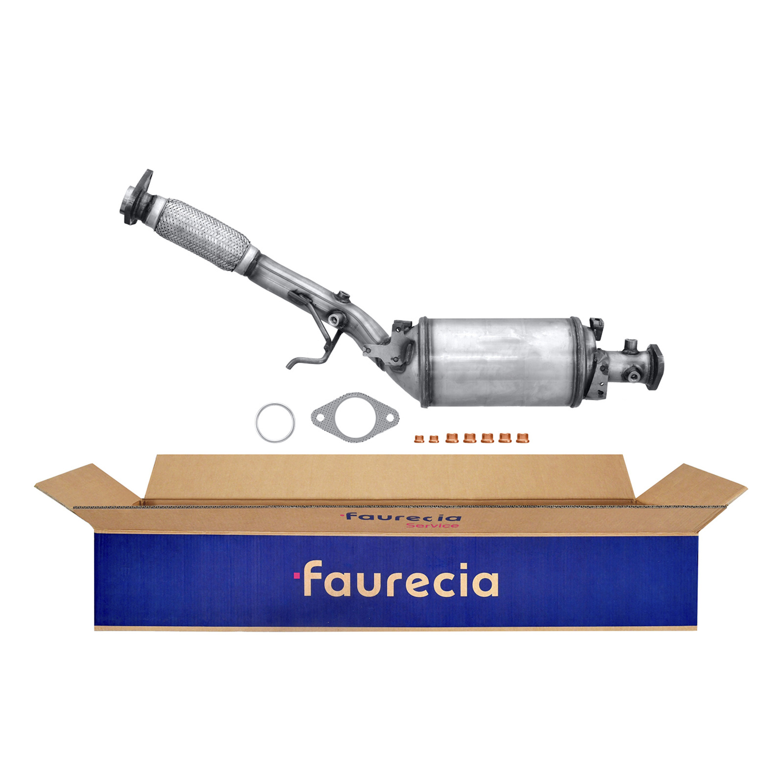 HELLA Soot/Particulate Filter, exhaust system Easy2Fit – PARTNERED with Faurecia