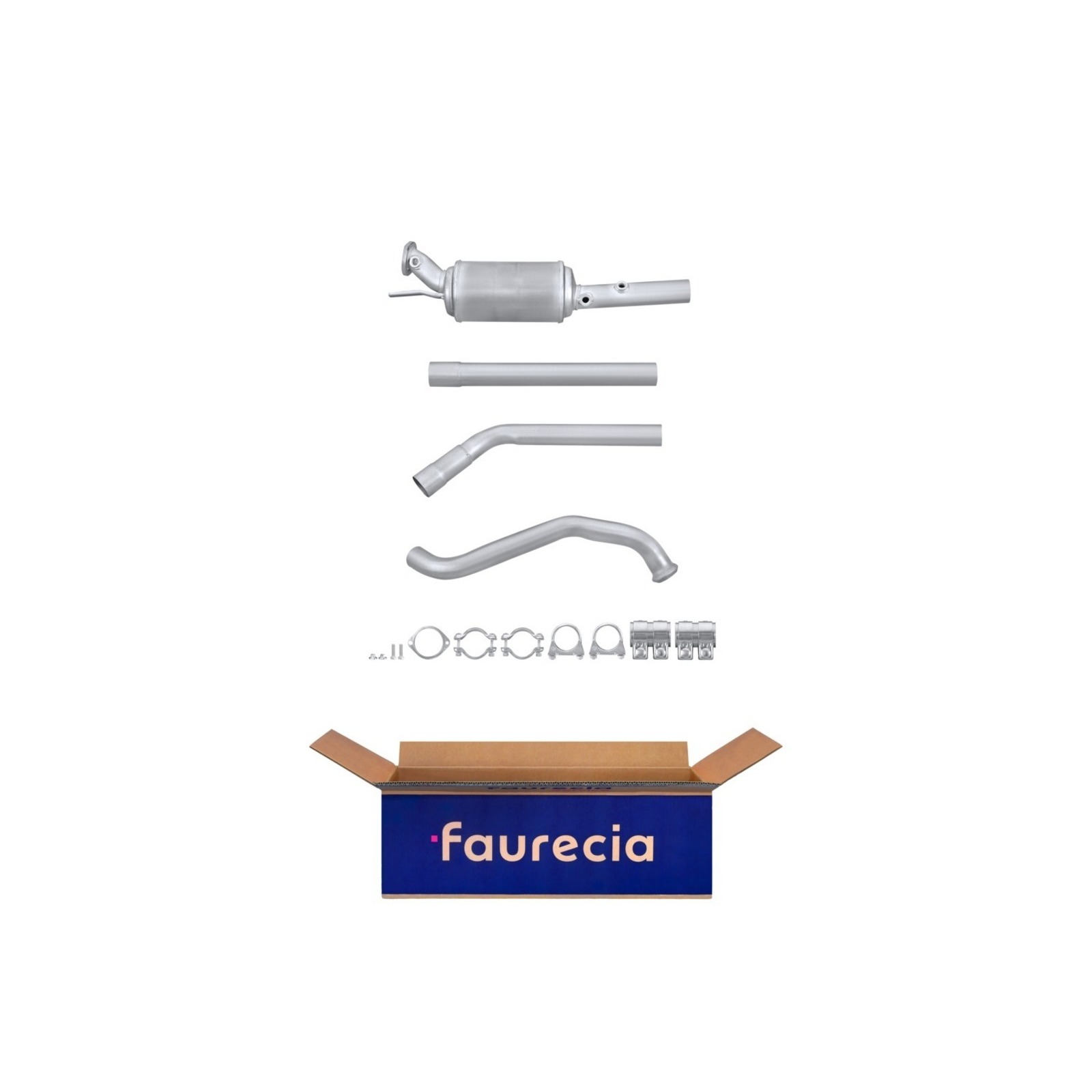 HELLA Ruß-/Partikelfilter, Abgasanlage Easy2Fit – PARTNERED with Faurecia