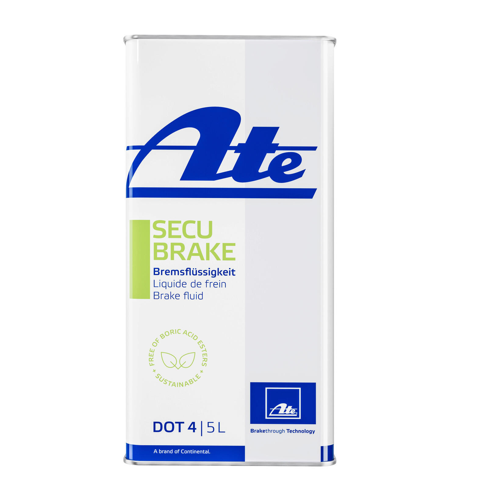 5L ATE Bremsflüssigkeit SecuBrake DOT 4 Brake Fluid Universal // 03.9901-6803.2