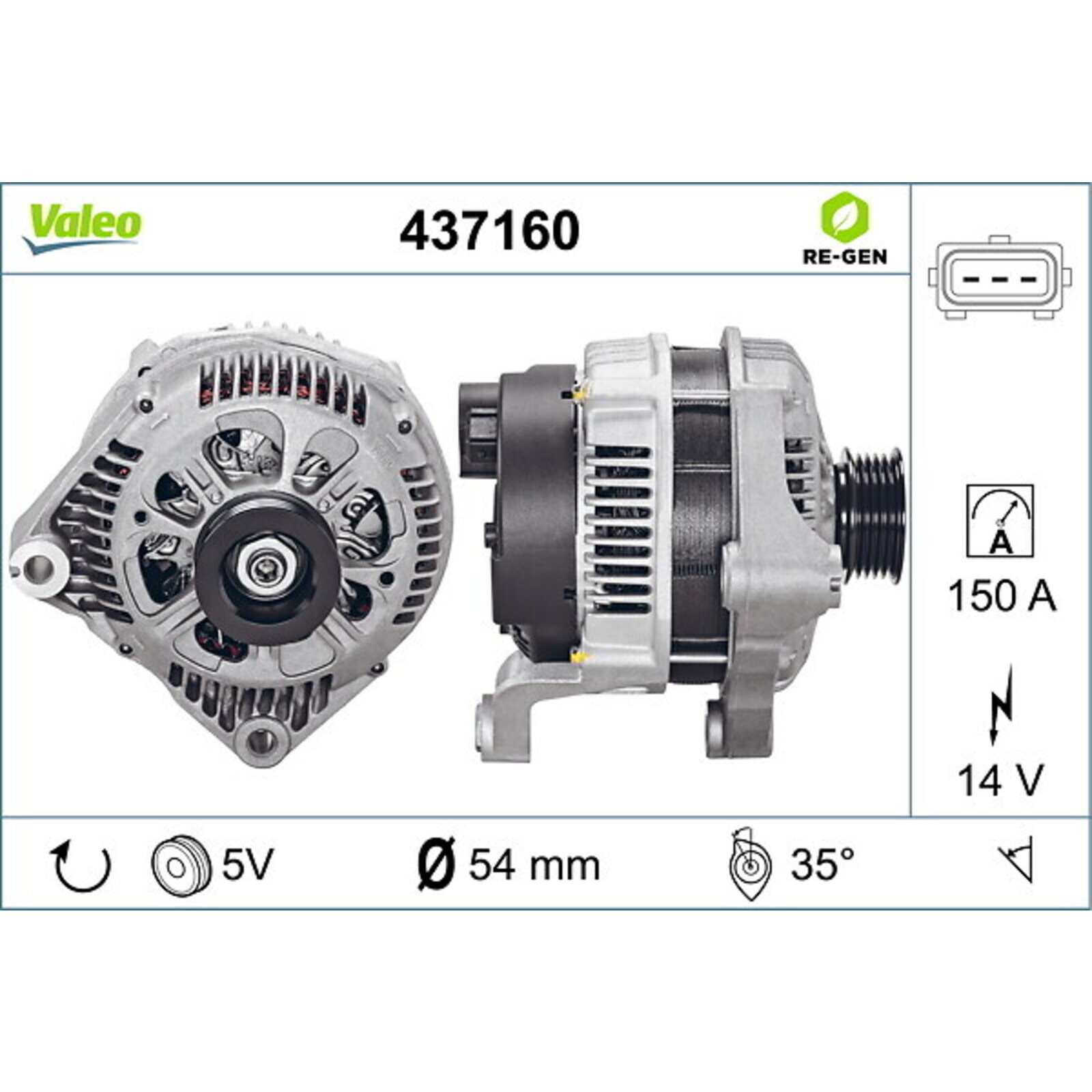 VALEO Generator VALEO RE-GEN AT