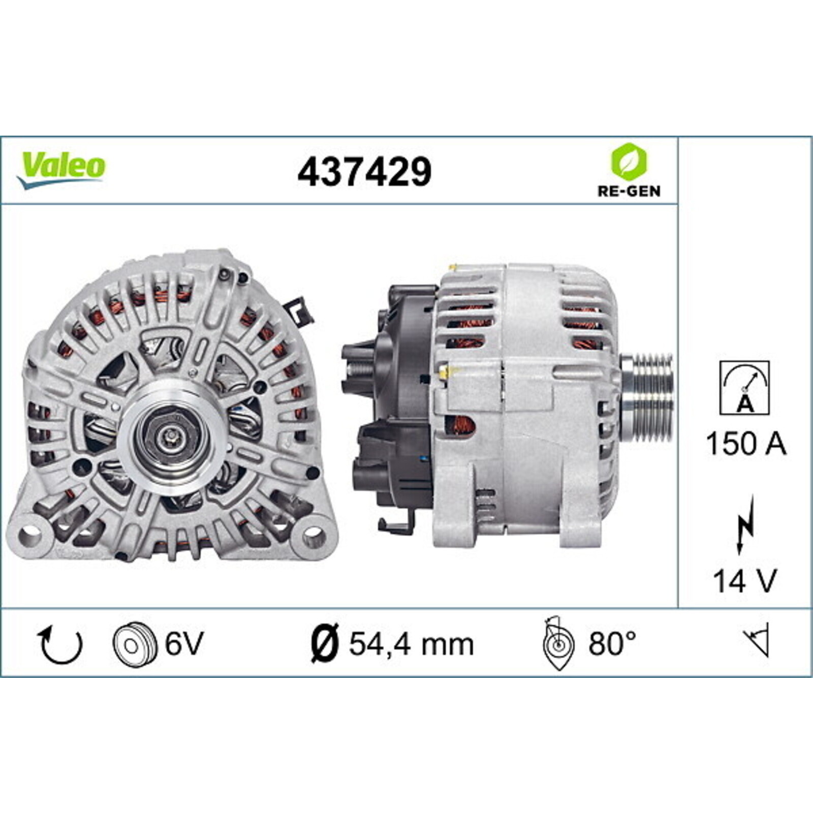 VALEO Generator VALEO RE-GEN AT