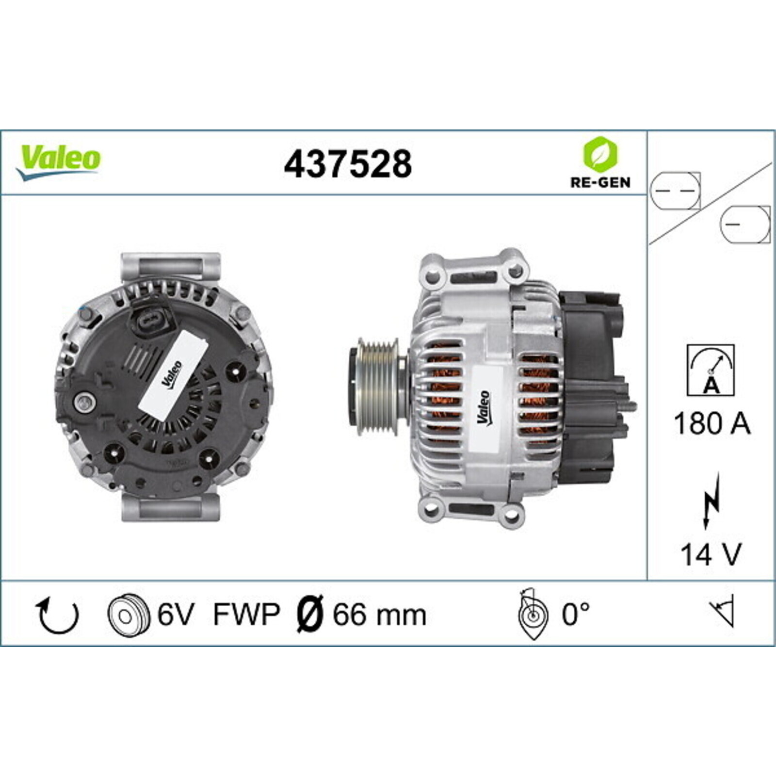 VALEO Generator VALEO RE-GEN AT