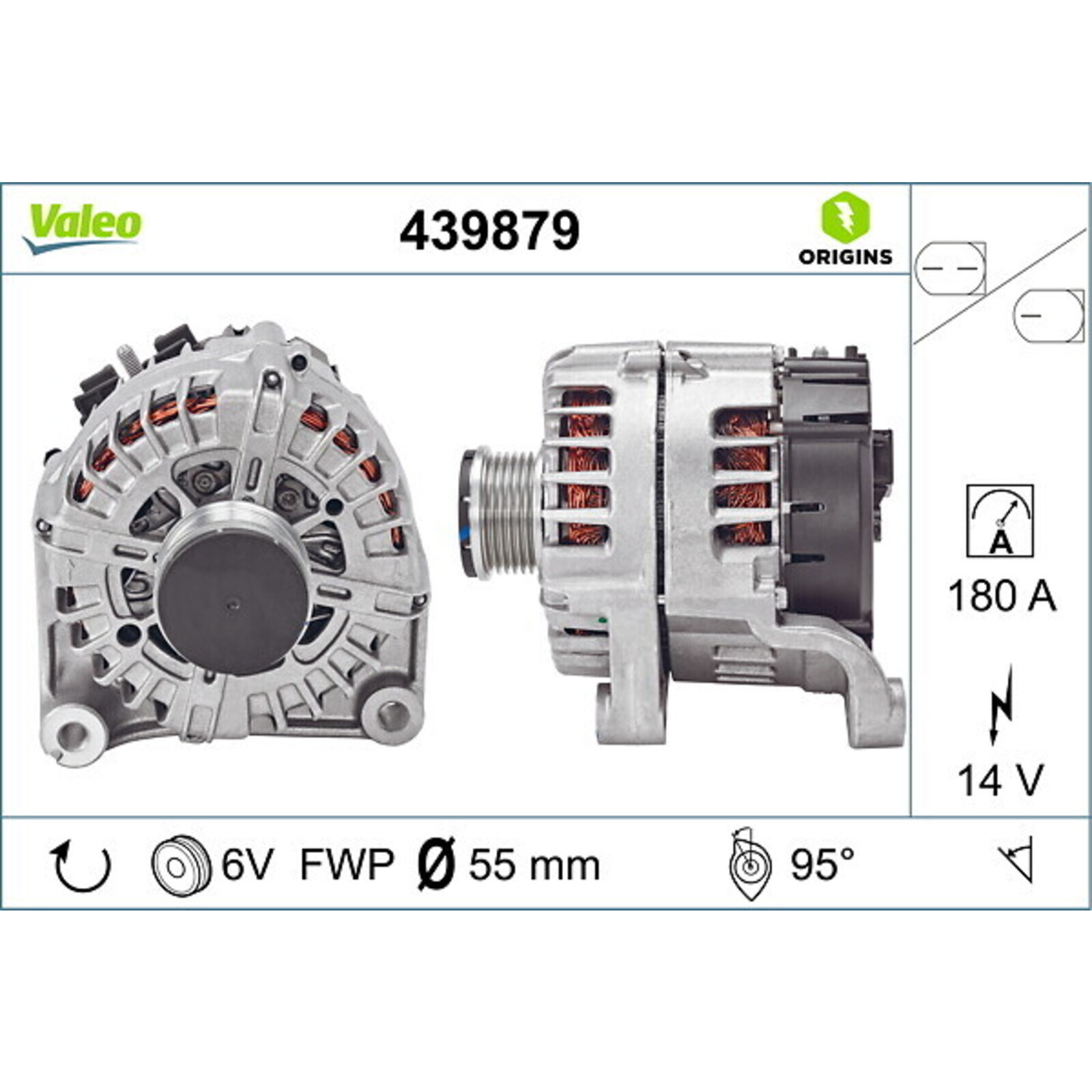 VALEO Generator VALEO ORIGINS NEW OE TECHNOLOGIE