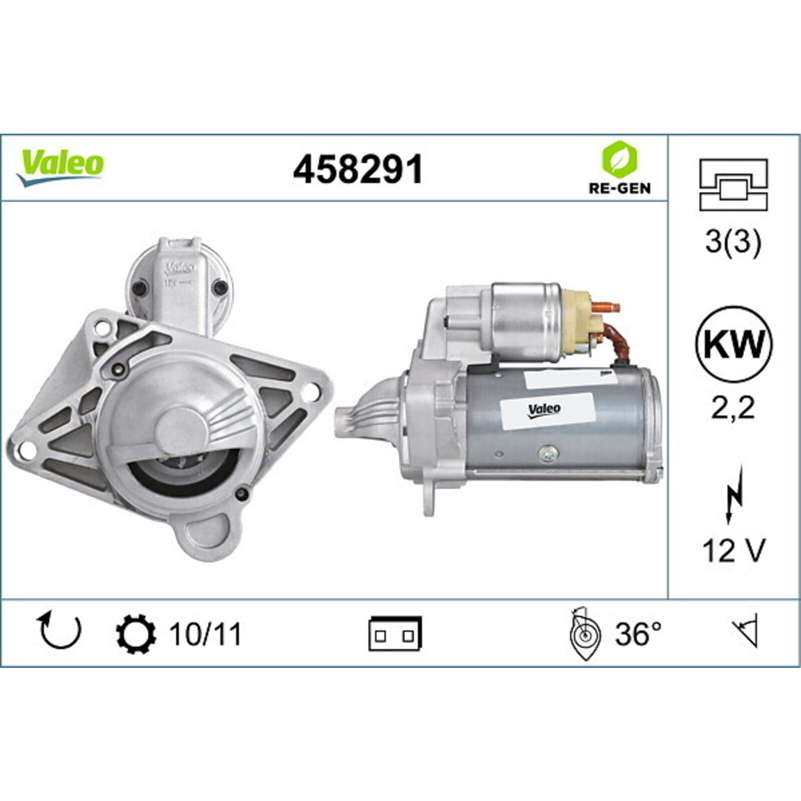 VALEO Starter VALEO RE-GEN AT