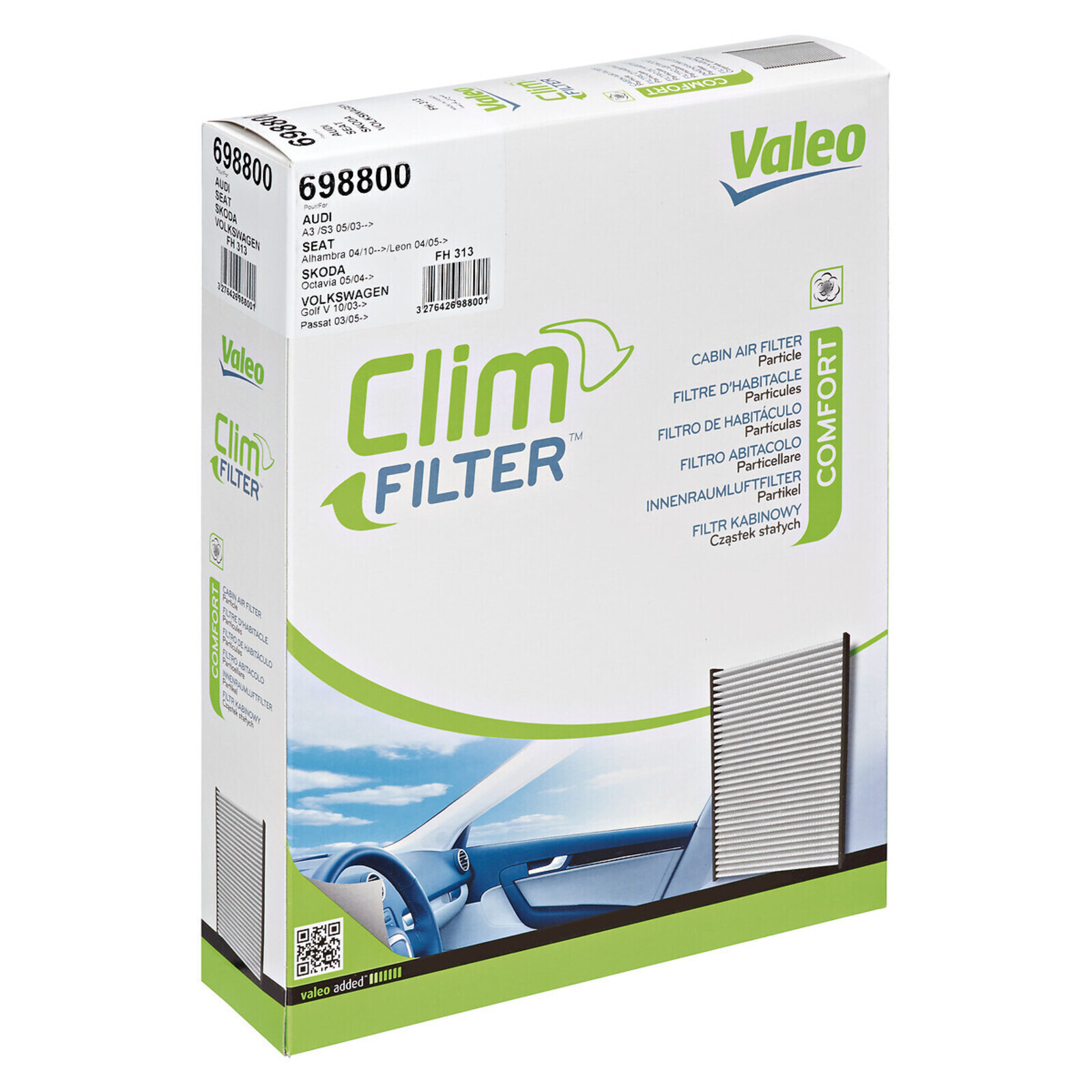 VALEO Filter, Innenraumluft VALEO ESSENTIAL