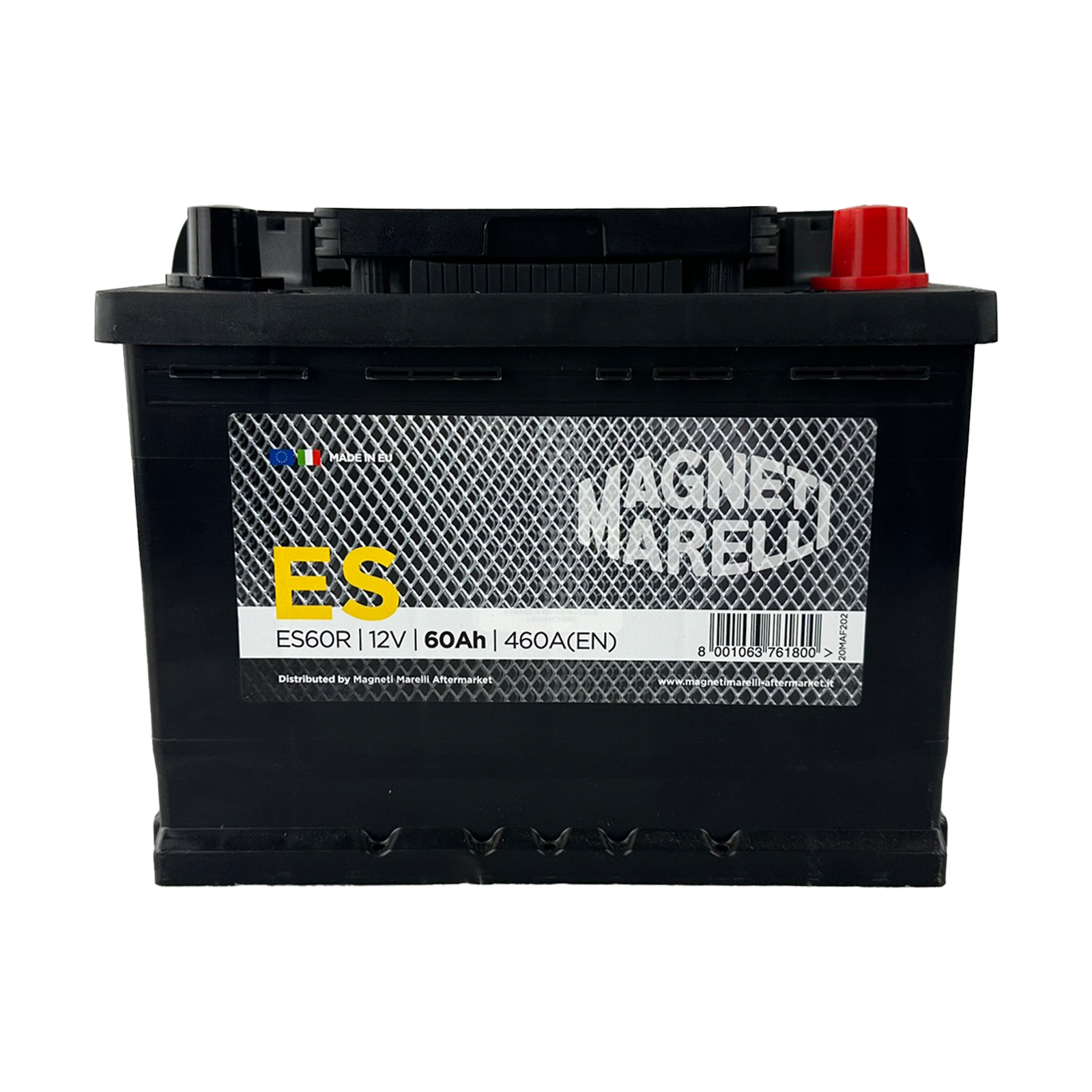 Magneti Marelli Autobatterie Starterbatterie ES Batterie 12V 60Ah 460A B13