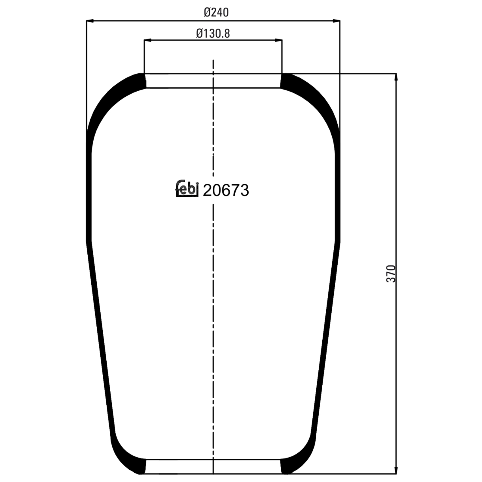 FEBI BILSTEIN Bellow, air suspension