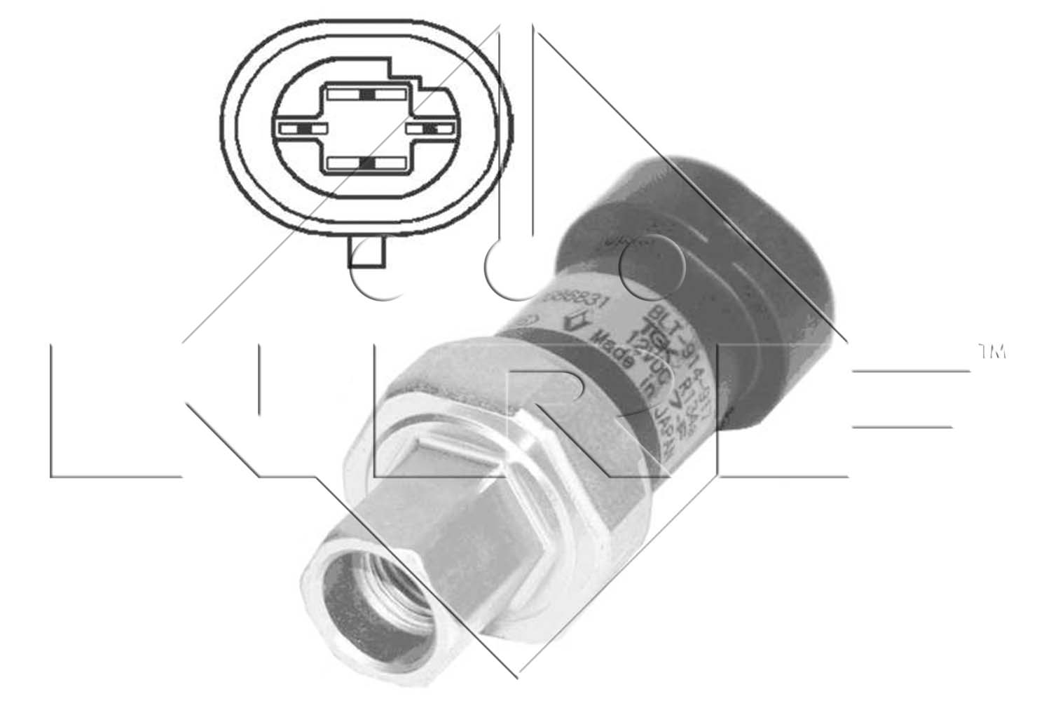 NRF Druckschalter, Klimaanlage EASY FIT