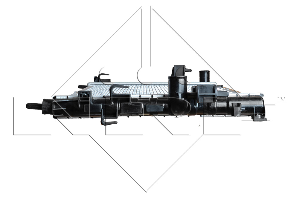 NRF Radiator, engine cooling EASY FIT