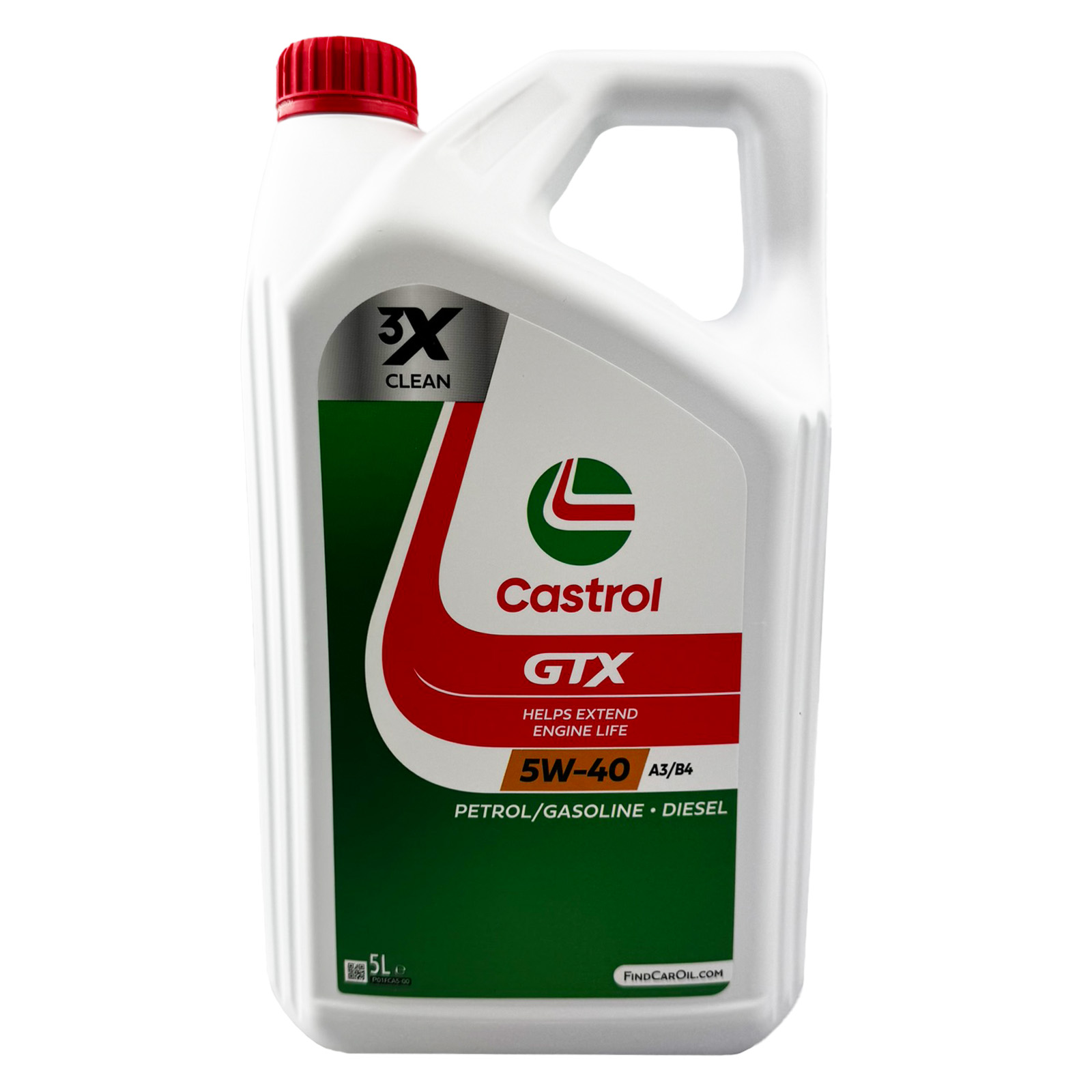 5L Castrol GTX 5W-40 Motoröl