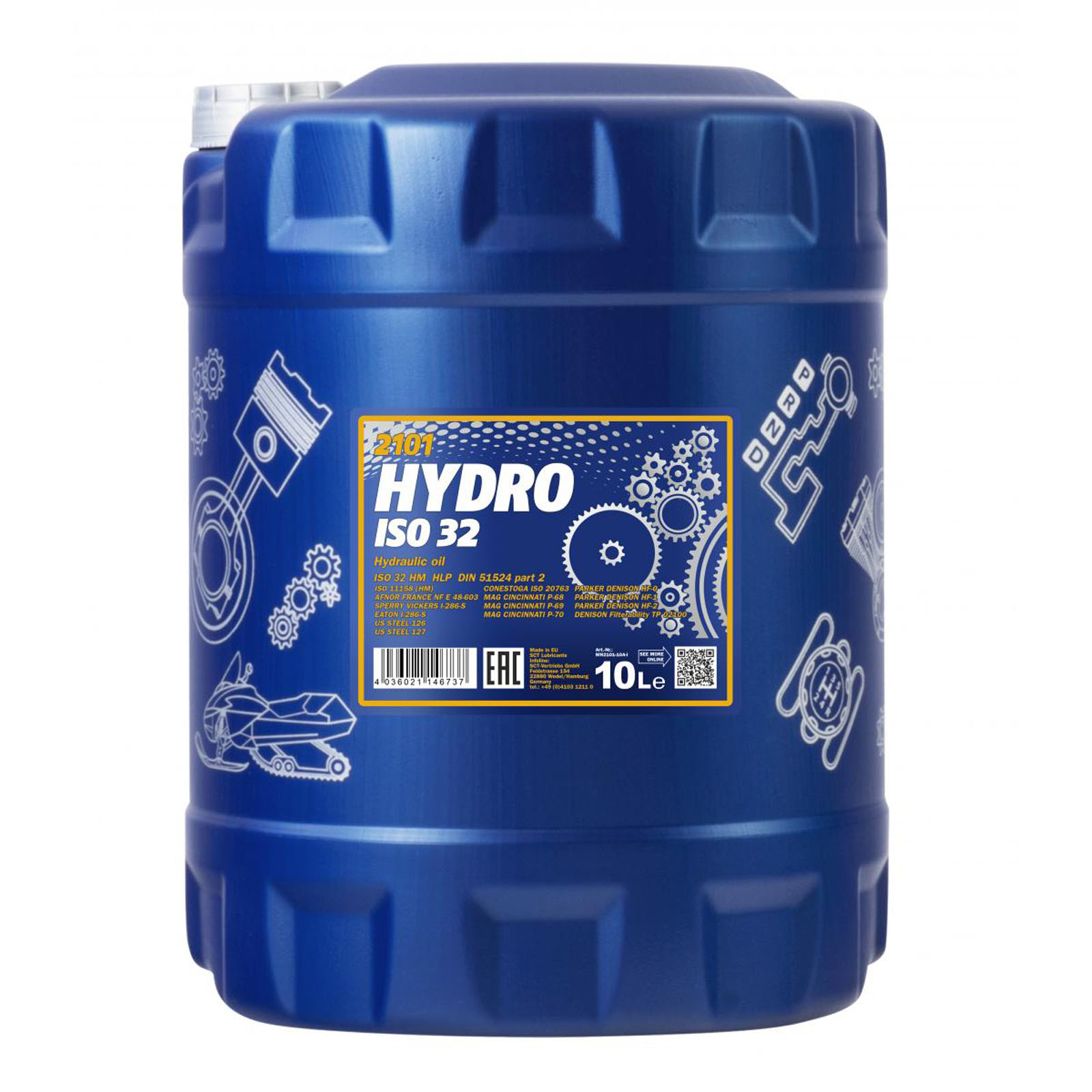 10L Mannol Hydro ISO 32 Hydrauliköl