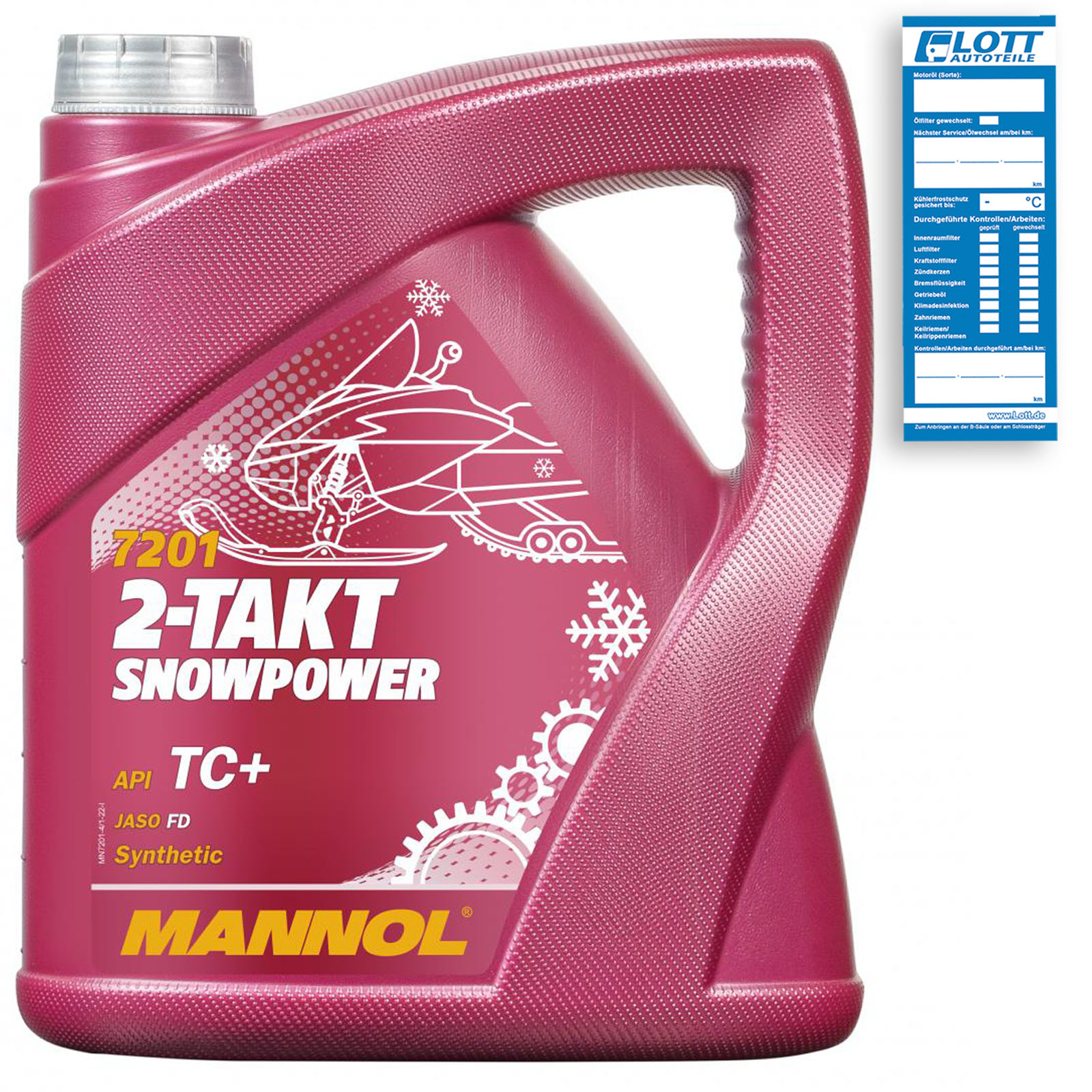 4L Mannol 2-Takt Snowpower Motoröl